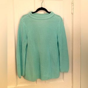 Talbots Aqua Blue Sweater
